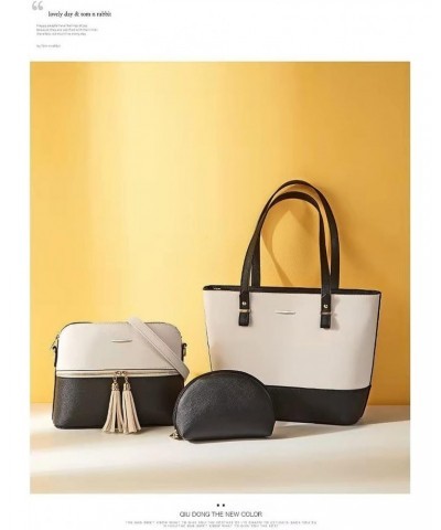 Handbags for Women Fashion Tote Bags Shoulder Bag Top Handle Satchel Purse Set 3pcs $30.91 Satchels