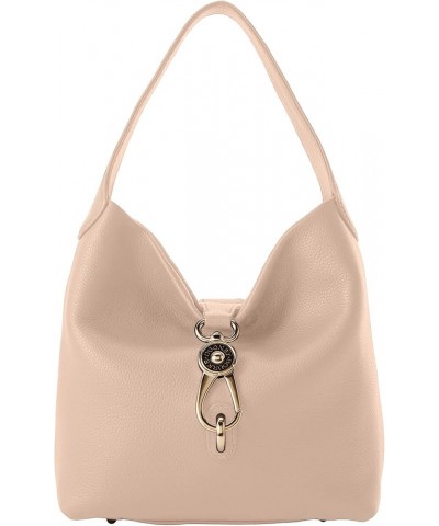 Handbag, Pebble Grain Small Logo Lock Sac Shoulder Bag Blush $91.80 Shoulder Bags