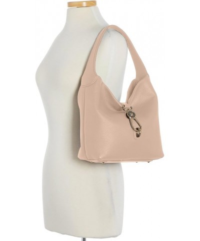 Handbag, Pebble Grain Small Logo Lock Sac Shoulder Bag Blush $91.80 Shoulder Bags