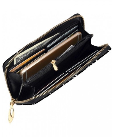 Spiders Web Leather Wallet Long Clutch Purse Fashion Wristlet Handbag For Women And Men $26.62 Wristlets