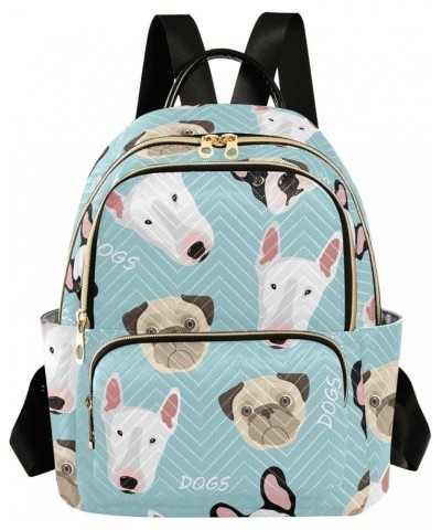 Mini Backpack Purse for Women Lightweight Girls Small Size French Bulldog Green School Teens College Traveling Medium $15.18 ...