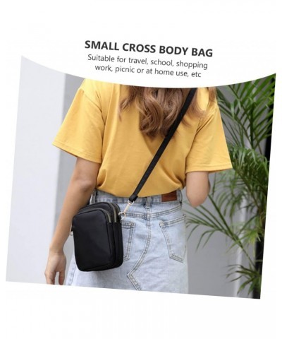 3 Pcs Nylon Mini Pouch Crossbody Nylon Hobo Bag Leather Shoulder Bag Vintage Tote Bag Cell Phone Bag Zipper Wallet Cross Body...