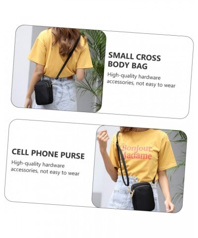 3 Pcs Nylon Mini Pouch Crossbody Nylon Hobo Bag Leather Shoulder Bag Vintage Tote Bag Cell Phone Bag Zipper Wallet Cross Body...