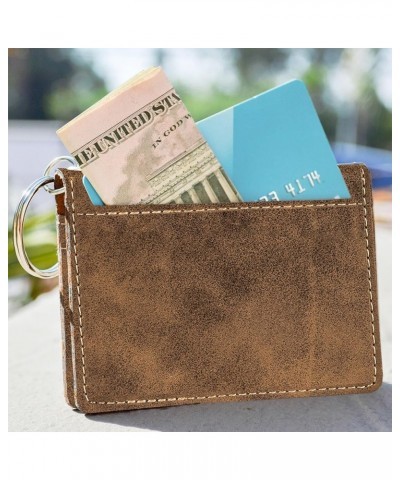 ID Holder Wallet, Water Polo Player, Personalized Engraving Included (Light Brown) Rustic $14.00 Wallets