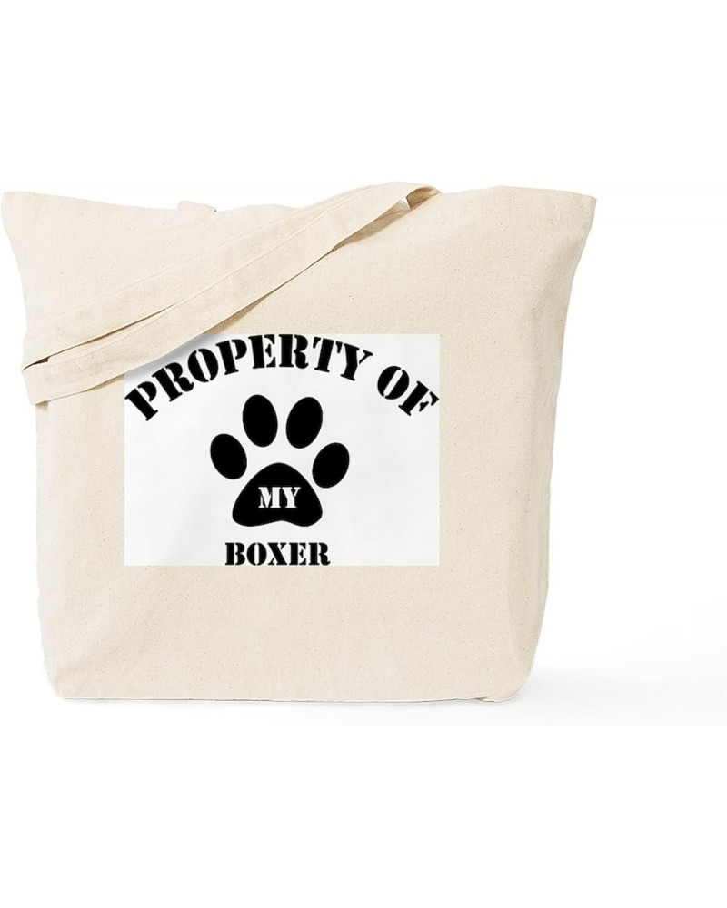 The Boxer Dog Tote Bag Natural Canvas Tote Bag, Cloth Shopping Bag My Boxer Tote Bag $8.79 Travel Gear