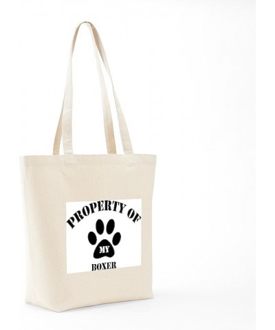 The Boxer Dog Tote Bag Natural Canvas Tote Bag, Cloth Shopping Bag My Boxer Tote Bag $8.79 Travel Gear