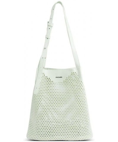 Pixie Mood DIAMOND-SB Removable Interior Recycled Vegan Leather Crossbody Handbag Purse Ice Blue $44.19 Crossbody Bags