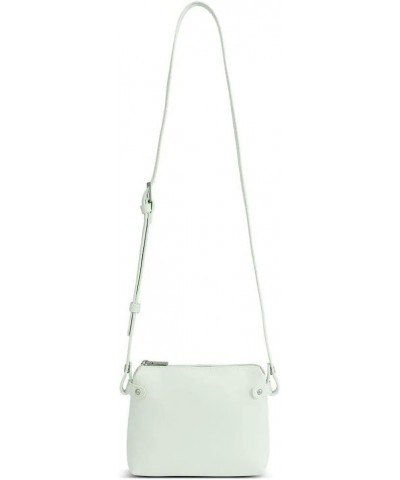 Pixie Mood DIAMOND-SB Removable Interior Recycled Vegan Leather Crossbody Handbag Purse Ice Blue $44.19 Crossbody Bags