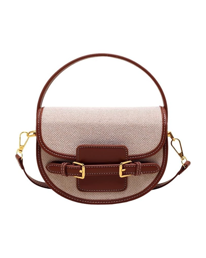 Classic Crossbody Bags for Women Fashion Satchel Purse for Women Vintage Handbag Evening Bag for Work Travel Party Brown $17....