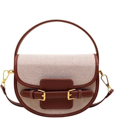 Classic Crossbody Bags for Women Fashion Satchel Purse for Women Vintage Handbag Evening Bag for Work Travel Party Brown $17....