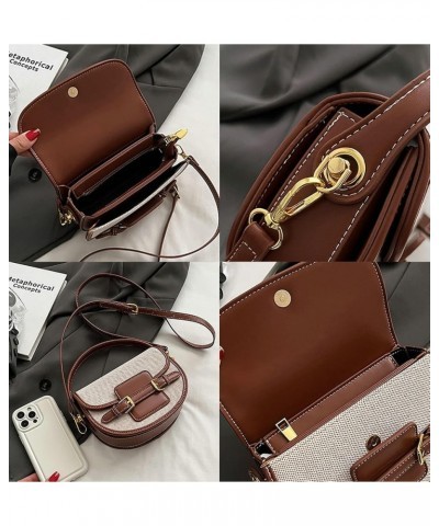 Classic Crossbody Bags for Women Fashion Satchel Purse for Women Vintage Handbag Evening Bag for Work Travel Party Brown $17....