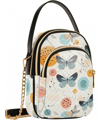 Floral Butterflies Small Crossbody Bags for Women Cell Phone Shoulder Purse Handbags Wallet 21215270 $14.83 Crossbody Bags