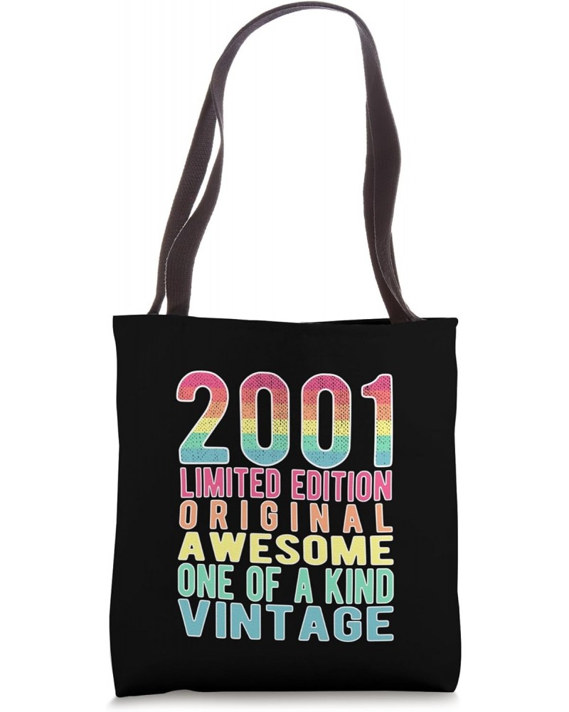 Limited Edition Awesome Original Vintage 2001 Retro Birthday Tote Bag $12.95 Totes