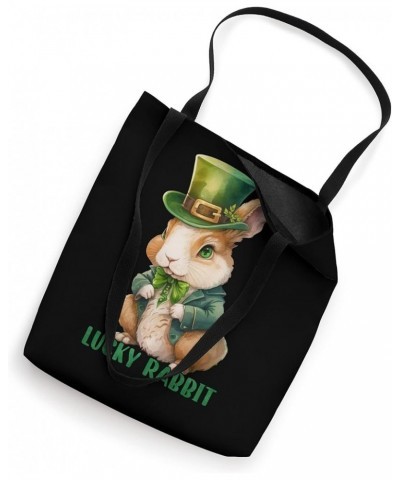 Rabbit St Patrick Leprechaun Shamrock Irish Lucky Rabbit Tote Bag 16 inches $14.31 Totes