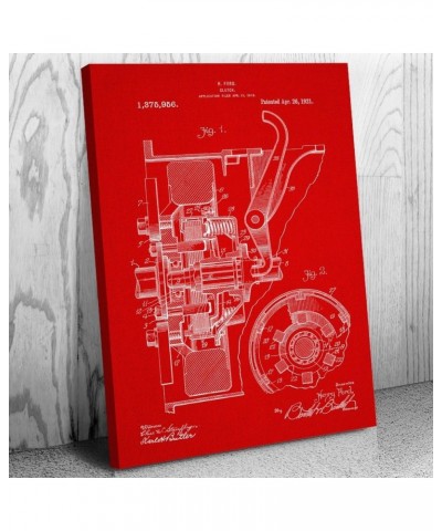 Henry Ford Clutch Canvas Print, Automotive Engineer, Gearhead Gift, Mechanical Art, Mechanic Gift, Repair Shop Decor Terminal...