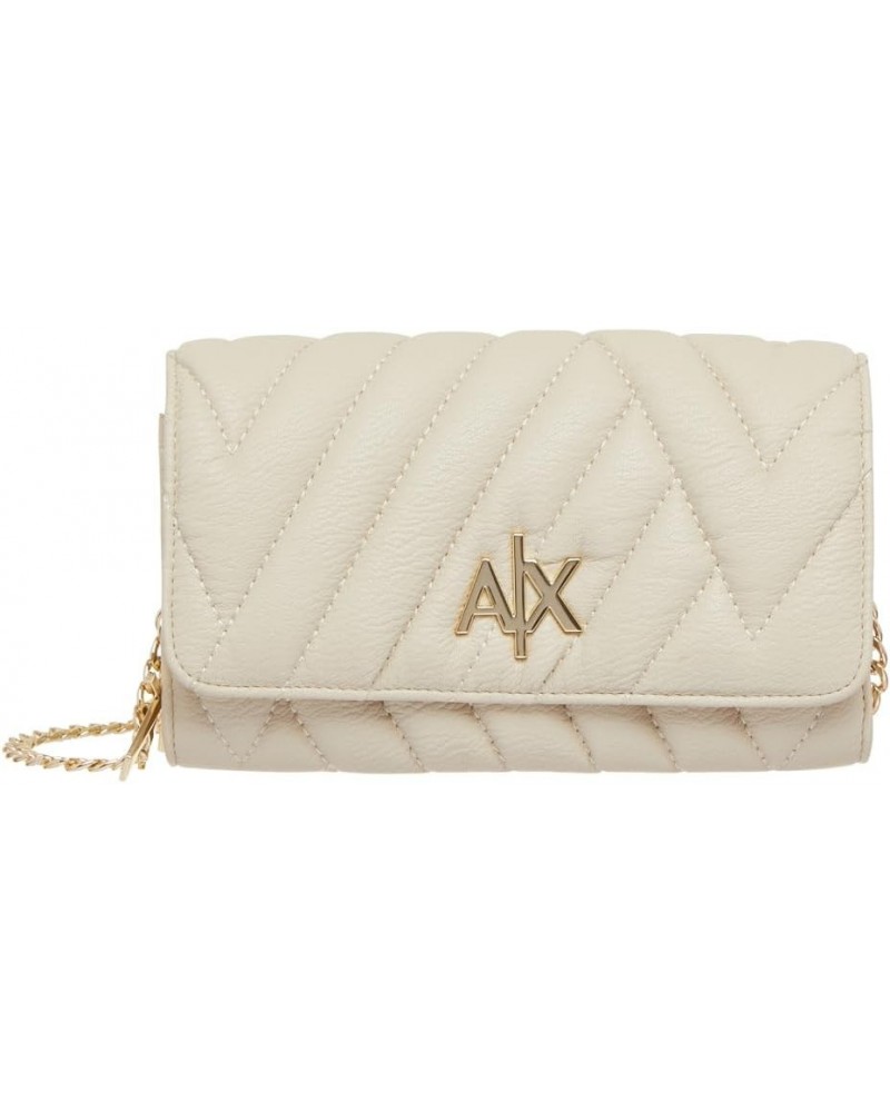 A | X ARMANI EXCHANGE Women's Margareth Wallet On Chain, Dusty Ground, Small $48.44 Wallets