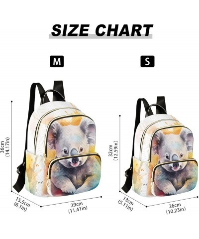 Grey Koala Tie-dye Fashion Travel Backpack for Women Multi Pockets Lightweight Purse for Women-S Multicolor Small $17.97 Back...