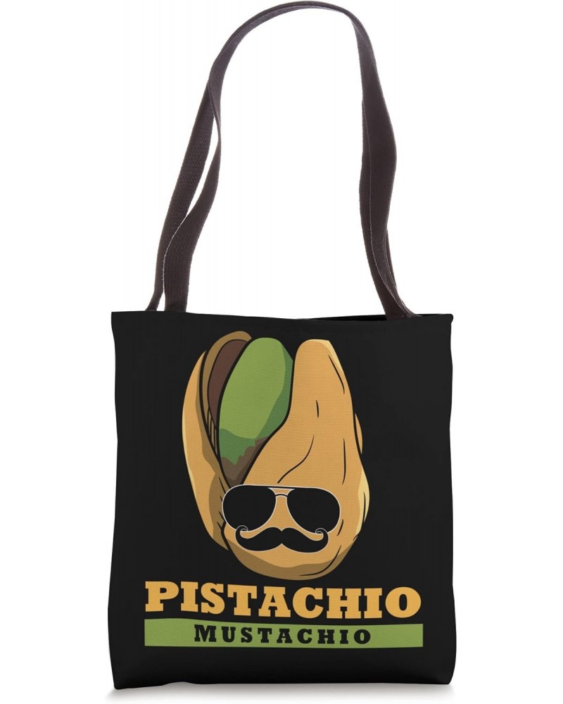 Pistachio Mustachio Nut Mustache Pistachios Tote Bag $11.48 Totes