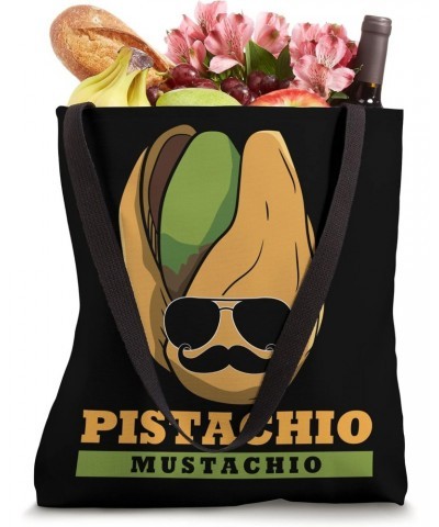 Pistachio Mustachio Nut Mustache Pistachios Tote Bag $11.48 Totes