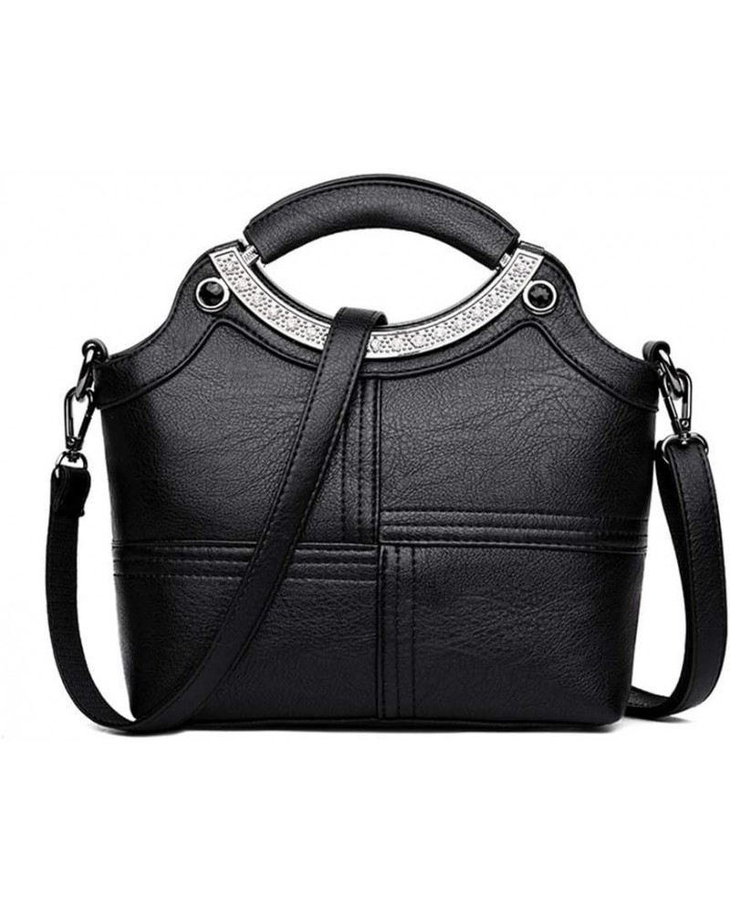 Women Large Tote Bag Shoulder Bags Top Handle Satchel Messenger Handbags for Beach Travel Daily use Black $26.99 Totes