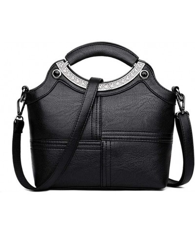 Women Large Tote Bag Shoulder Bags Top Handle Satchel Messenger Handbags for Beach Travel Daily use Black $26.99 Totes