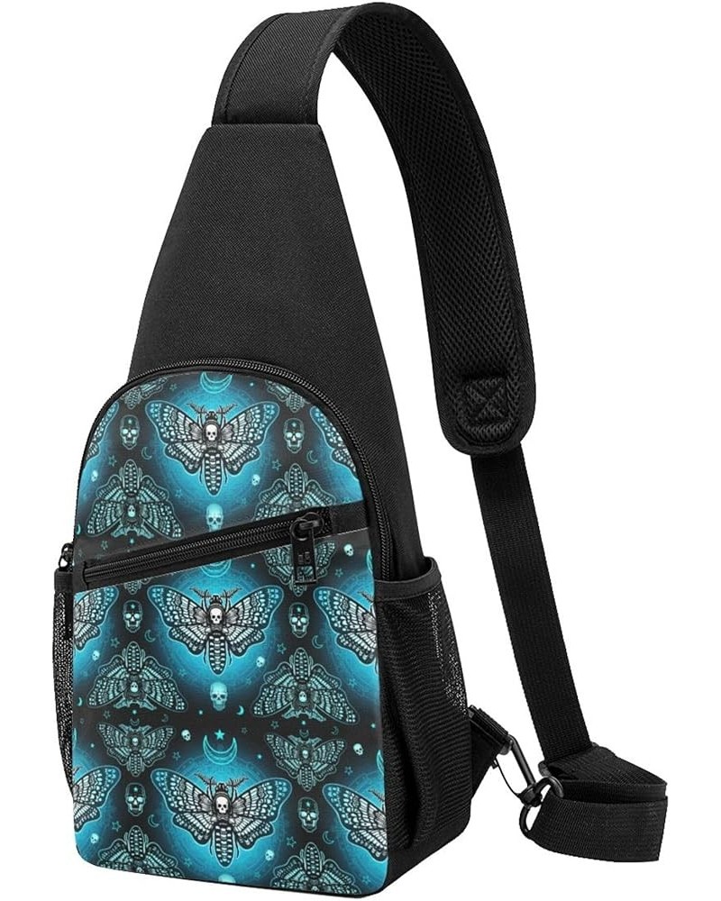 Sling Bag for Men Cool Comfortable Crossbody Backpack Anti-Theft Sling Chest Bag Pattern (232) $11.99 Crossbody Bags