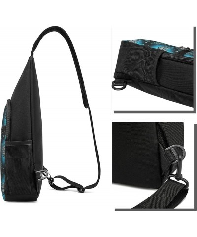 Sling Bag for Men Cool Comfortable Crossbody Backpack Anti-Theft Sling Chest Bag Pattern (232) $11.99 Crossbody Bags