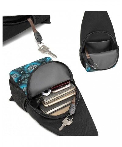 Sling Bag for Men Cool Comfortable Crossbody Backpack Anti-Theft Sling Chest Bag Pattern (232) $11.99 Crossbody Bags