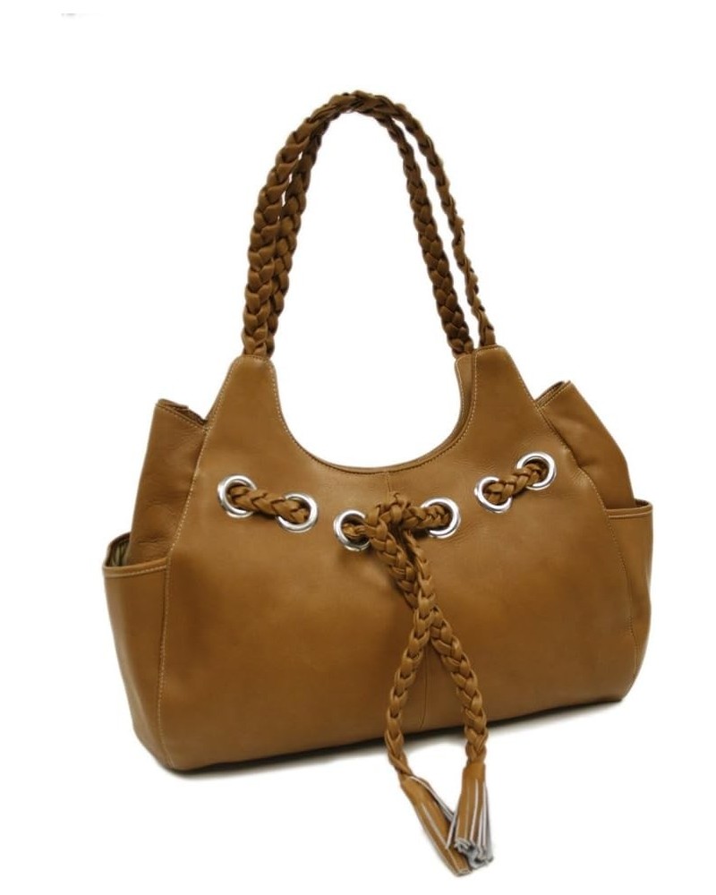 Braided Hobo, Saddle, One Size Saddle $69.69 Hobo Bags