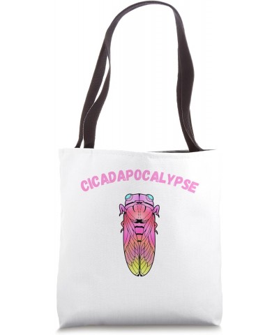 Cicada Insect Great Eastern Brood X Cicadapocalypse Tote Bag $11.25 Totes