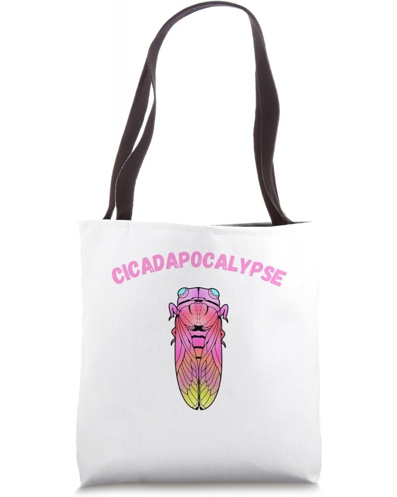 Cicada Insect Great Eastern Brood X Cicadapocalypse Tote Bag $11.25 Totes