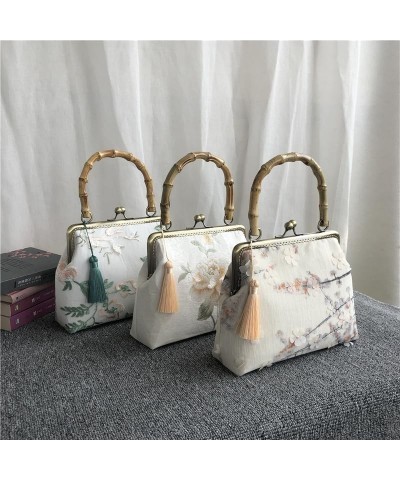 Embroidery Flowers Women's Handbags Chain Strap Fringe Bags Women Shoulder Crossbody Bag Lock Shell Chic Lady Bags Women Bag ...