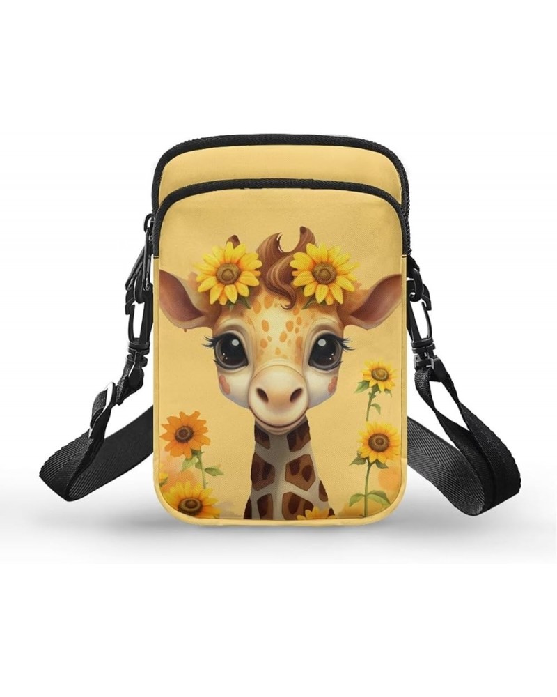 Crossbody Bag for GirlsCross Body Purse Kids Cell Phone Purse Sling Pouch Shoulder Bags Giraffe $10.25 Shoulder Bags