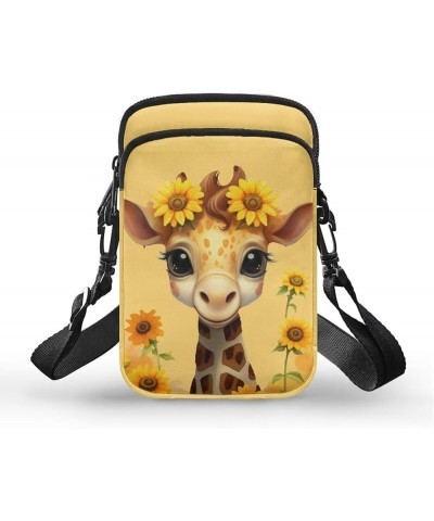 Crossbody Bag for GirlsCross Body Purse Kids Cell Phone Purse Sling Pouch Shoulder Bags Giraffe $10.25 Shoulder Bags