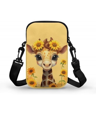 Crossbody Bag for GirlsCross Body Purse Kids Cell Phone Purse Sling Pouch Shoulder Bags Giraffe $10.25 Shoulder Bags