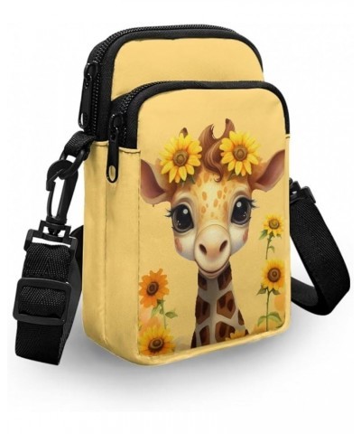 Crossbody Bag for GirlsCross Body Purse Kids Cell Phone Purse Sling Pouch Shoulder Bags Giraffe $10.25 Shoulder Bags