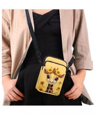 Crossbody Bag for GirlsCross Body Purse Kids Cell Phone Purse Sling Pouch Shoulder Bags Giraffe $10.25 Shoulder Bags