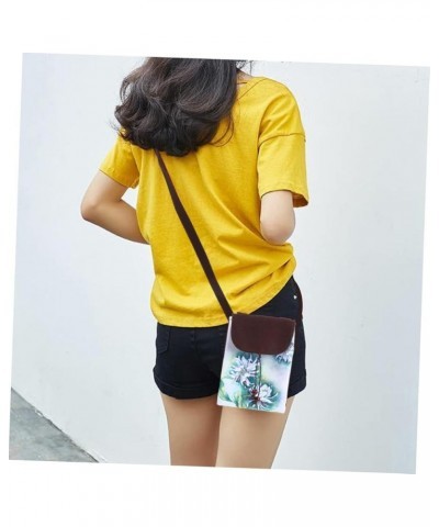 2 Pcs Canvas Phone Bag White Shell Miss Small As Shownx3pcs $8.90 Crossbody Bags