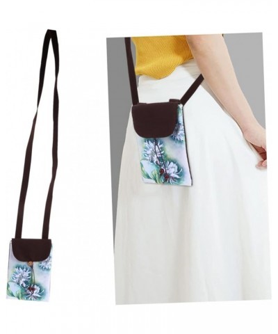 2 Pcs Canvas Phone Bag White Shell Miss Small As Shownx3pcs $8.90 Crossbody Bags