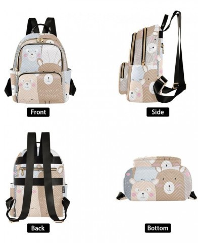 Cartoon Cute Koala Women's Backpack Wallet Casual Small Backpack Fashion Women's Travel Bag School Backpack Color308 Medium $...