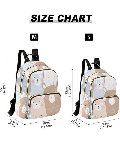 Cartoon Cute Koala Women's Backpack Wallet Casual Small Backpack Fashion Women's Travel Bag School Backpack Color308 Medium $...