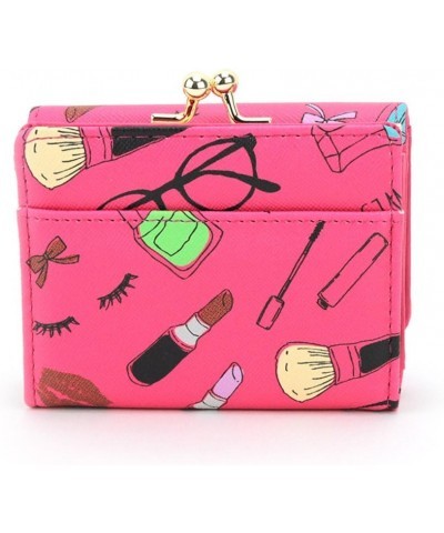 Women's Mini Coin Purse Bill Holder safety pink $16.71 Wallets