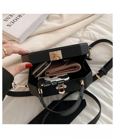 Retro Cassette Evening Clutch Purse Crystal Inlaid Bling Crossbody Shoulder Bag for Graduation Wedding Party T-black $14.84 E...