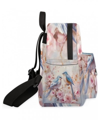 Bird Flower Theme Small Backpack for Women Ladies Mini Backpack Travel Casual Backpack Purse Satchel Daypack $18.34 Backpacks