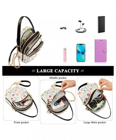 Flower Floral Small Crossbody Bags for Women Cell Phone Shoulder Purse Handbags Wallet 21216896 $15.11 Crossbody Bags