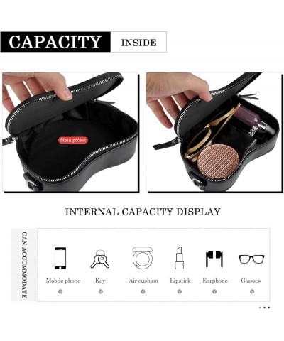 Women Red Heart Purse Cute Love Heart Shape Shoulder Handbag Girls Evening Clutch Bag Chain Purse Black $12.54 Shoulder Bags