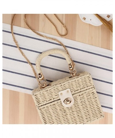 Market Basket Woven Straw Grocery Basket Shopping Bag Wicker Picnic Basket with Handle for Home Outdoor Handbag Brown1 $15.36...