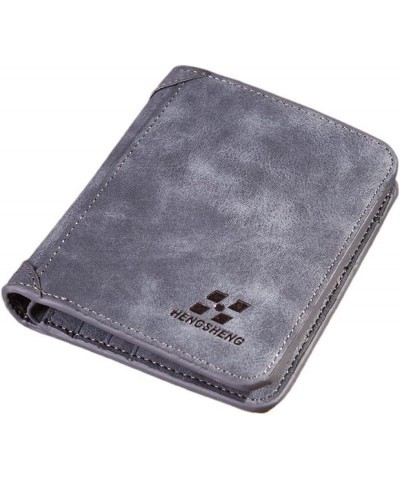 Men's wallet multi-card wallet wallet men short fashion (Color : Corporate Brown) Horizontal brown $44.06 Wallets