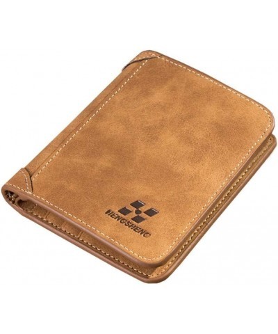 Men's wallet multi-card wallet wallet men short fashion (Color : Corporate Brown) Horizontal brown $44.06 Wallets