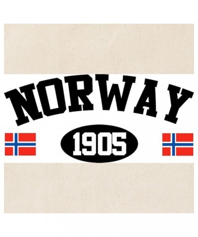 I Love Norway Tote Bag Natural Canvas Tote Bag, Cloth Shopping Bag Norway 1905 Tote Bag $8.63 Travel Gear